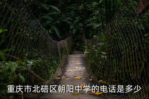 重慶市北碚區朝陽中學的電話是多少
