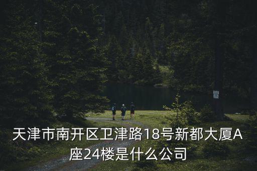 天津市南開區衛津路18號新都大廈A座24樓是什么公司