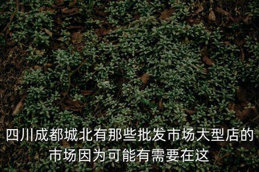 成都市商品交易市場疏散實施規劃，成都市智虹貿易中心