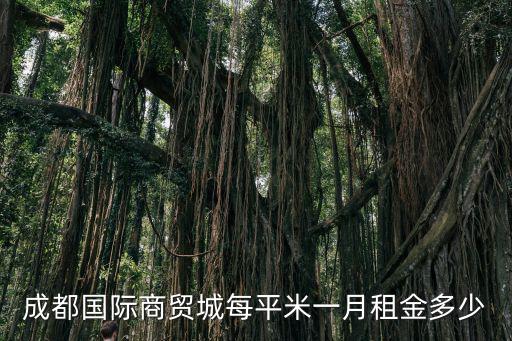 成都國際商貿城每平米一月租金多少