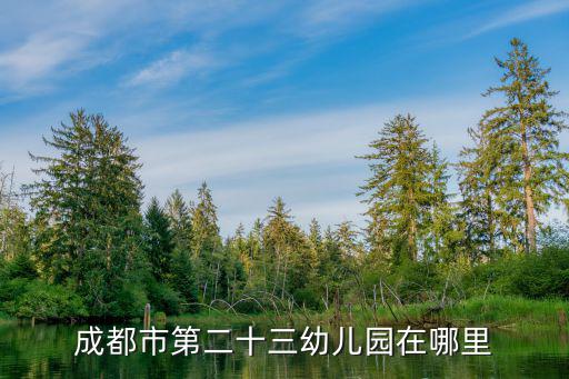 成都市第二十三幼兒園在哪里
