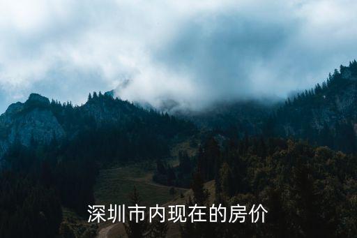 深圳市內現在的房價