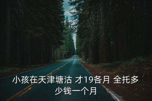 小孩在天津塘沽 才19各月 全托多少錢一個月