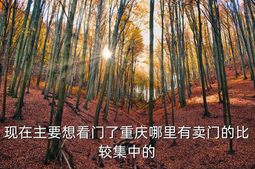 重慶市買臥室門最多的地方，重慶那個地方的木門廠最多
