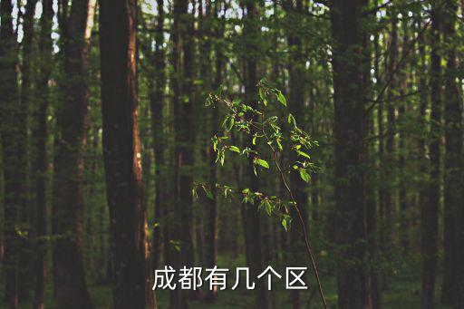 成都有幾個區