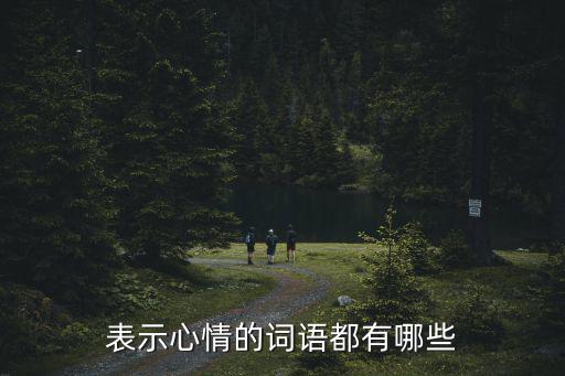 關于心情的詞語，表示心情的詞語