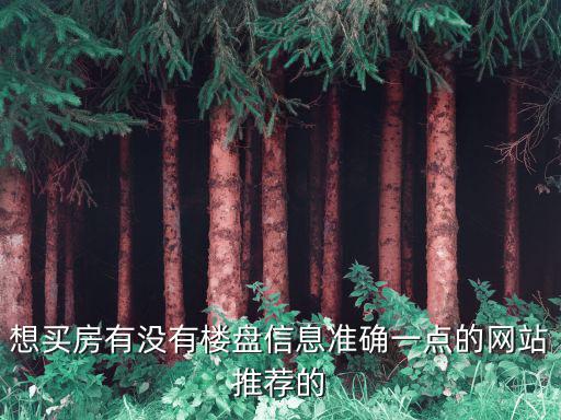 想買房有沒有樓盤信息準確一點的網站推薦的