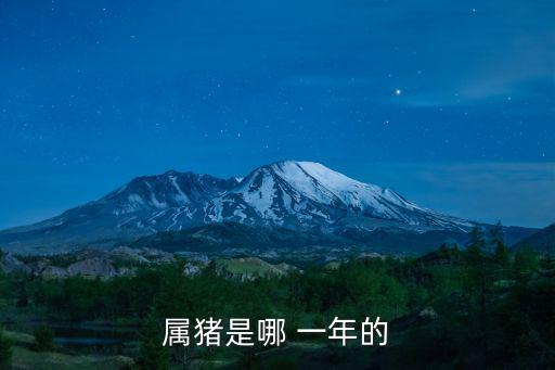 豬是哪一年,農歷年除以12余數為3的年份為豬年