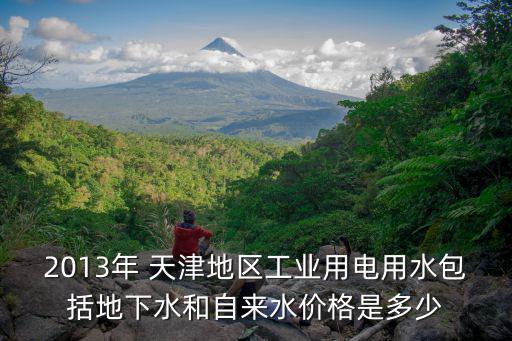 2013年 天津地區(qū)工業(yè)用電用水包括地下水和自來水價(jià)格是多少
