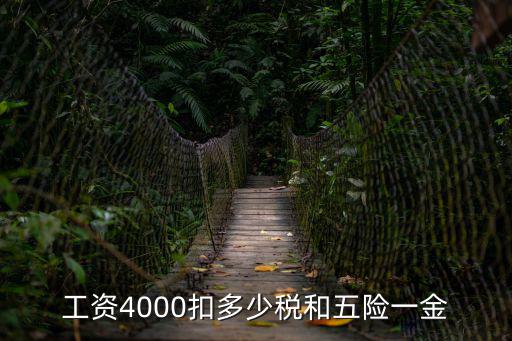 成都市4000多的工資社保扣多少，工資4000扣多少稅和五險一金