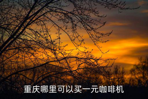 重慶哪里可以買一元咖啡機