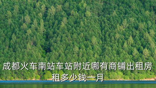 成都火車南站車站附近哪有商鋪出租房租多少錢一月