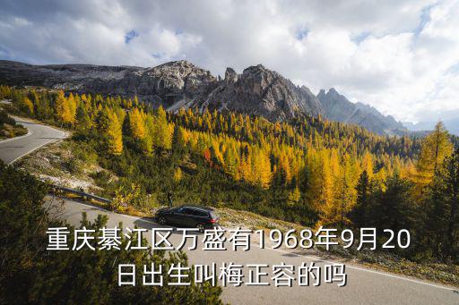 舒正剛家庭地址重慶市綦江區(qū)新盛，重慶綦江區(qū)萬盛有1968年9月20日出生叫梅正容的嗎