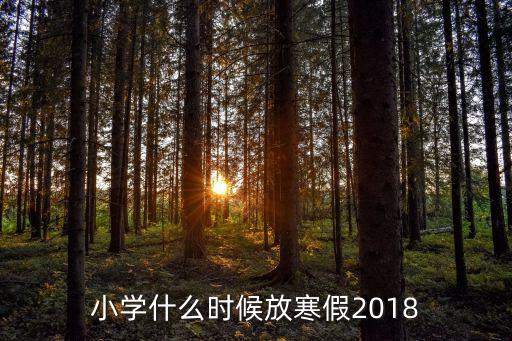 小學什么時候放寒假2018