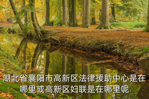 湖北省襄陽市高新區法律援助中心是在哪里或高新區婦聯是在哪里呢