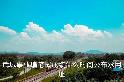 武城事業編筆試成績什么時間公布求網址
