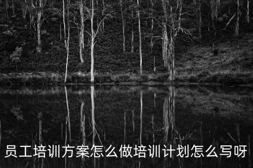 員工培訓方案怎么做培訓計劃怎么寫呀