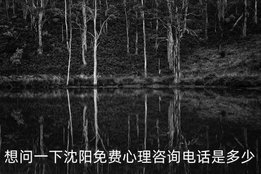 想問一下沈陽免費心理咨詢電話是多少