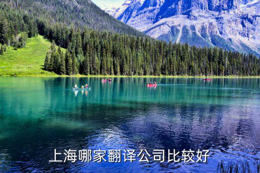 上海哪家翻譯公司比較好