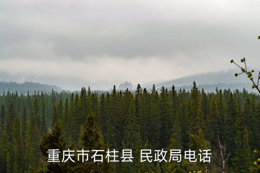 重慶市石柱縣 民政局電話