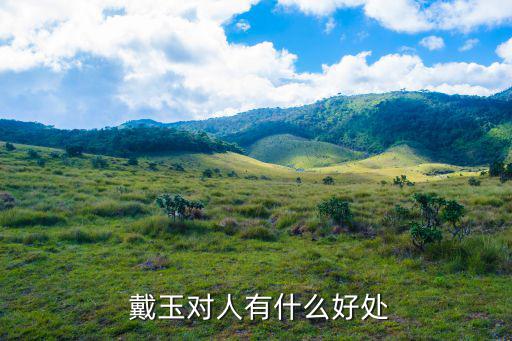 戴玉,身體不好時可戴玉石保健但必須是真玉
