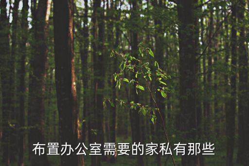 布置辦公室需要的家私有那些