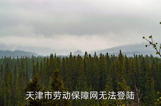天津市勞動保障網(wǎng)無法登陸