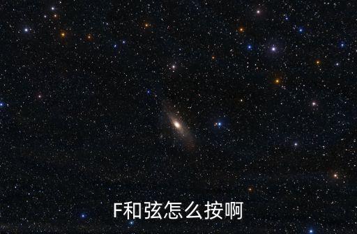 F和弦怎么按啊