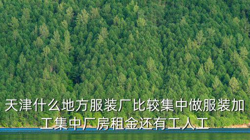 天津什么地方服裝廠比較集中做服裝加工集中廠房租金還有工人工