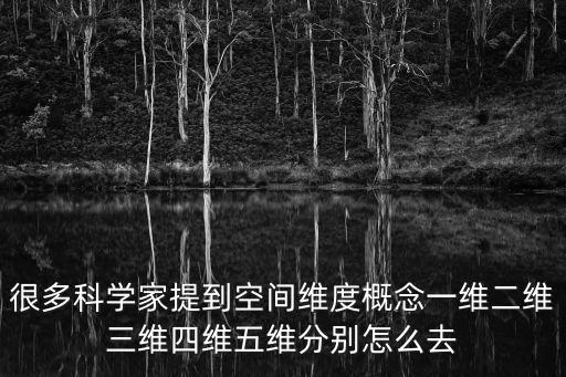 空間維度的概念，空間維度是什么意思