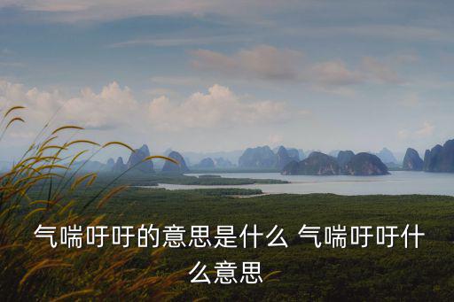 氣喘吁吁的意思,如何用音喘吁吁造句?