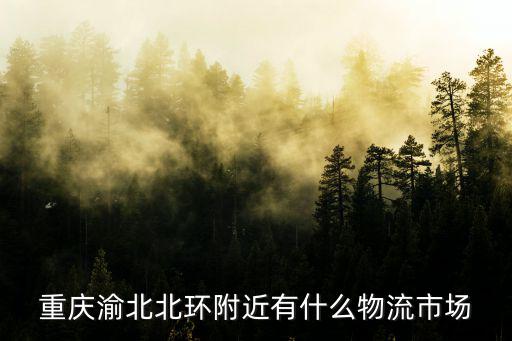 重慶渝北北環附近有什么物流市場