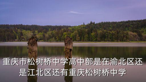 重慶市松樹橋中學高中部是在渝北區還是江北區還有重慶松樹橋中學