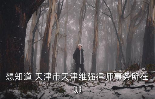 想知道 天津市天津維強(qiáng)律師事務(wù)所在哪