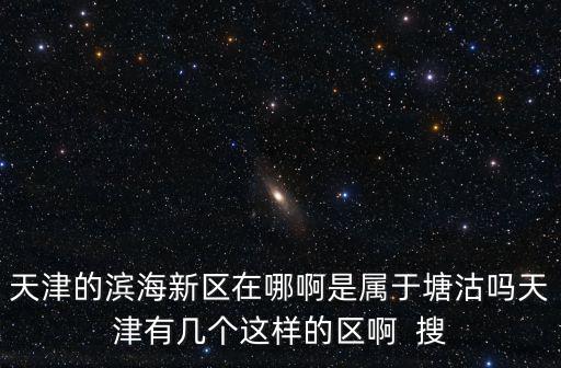 天津的濱海新區在哪啊是屬于塘沽嗎天津有幾個這樣的區啊  搜