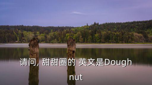請(qǐng)問(wèn), 甜甜圈的 英文是Doughnut