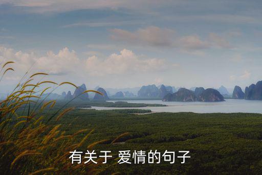 關于愛情的,關于愛情的句子:我愛你!