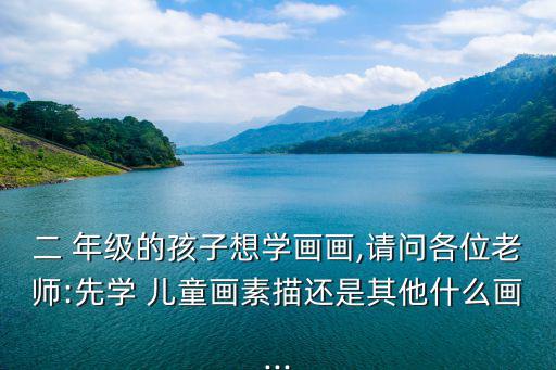 二 年級的孩子想學畫畫,請問各位老師:先學 兒童畫素描還是其他什么畫...