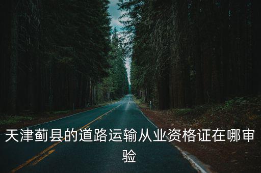 天津市薊縣驗(yàn)證大廳，天津薊縣的道路運(yùn)輸從業(yè)資格證在哪審驗(yàn)