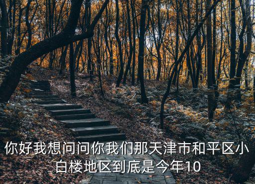 你好我想問(wèn)問(wèn)你我們那天津市和平區(qū)小白樓地區(qū)到底是今年10