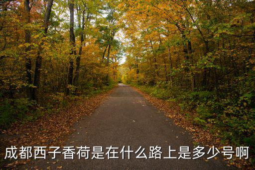 成都西子香荷是在什么路上是多少號啊