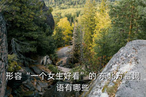 東北話夸人,東北方言牛逼!形容女子身材好長得好看