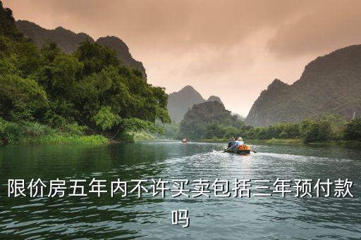 限價房五年內不許買賣包括三年預付款嗎