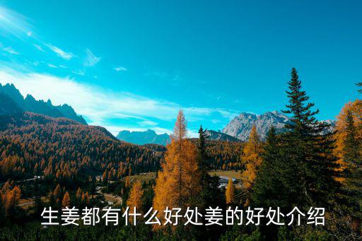 生姜的作用與功效,食用生姜或用開水沖服干姜可防治腸胃炎