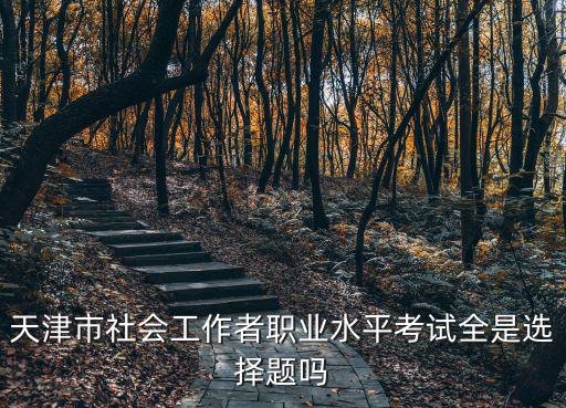 天津市社會工作者職業水平考試全是選擇題嗎