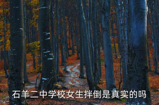 石羊二中學校女生拌倒是真實的嗎