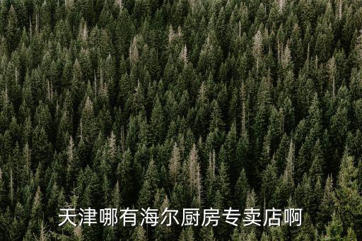 天津哪有海爾廚房專賣店啊