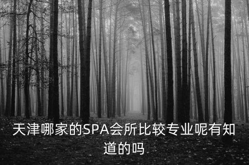 天津市家庭spa，請問天津哪里做SPA比較正規