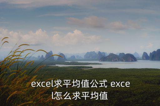 excel平均數,計算平均數的軟件步驟如何?