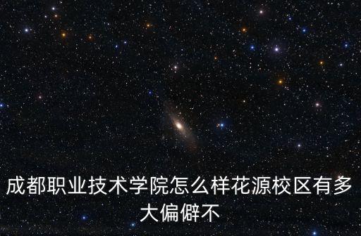 成都職業(yè)技術(shù)學院怎么樣花源校區(qū)有多大偏僻不